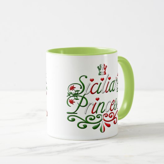 Sicilian Princess Mug Mok (Voorkant rechts)