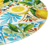 Sicilian style, summer art, lemons Snijplank (Hoek)