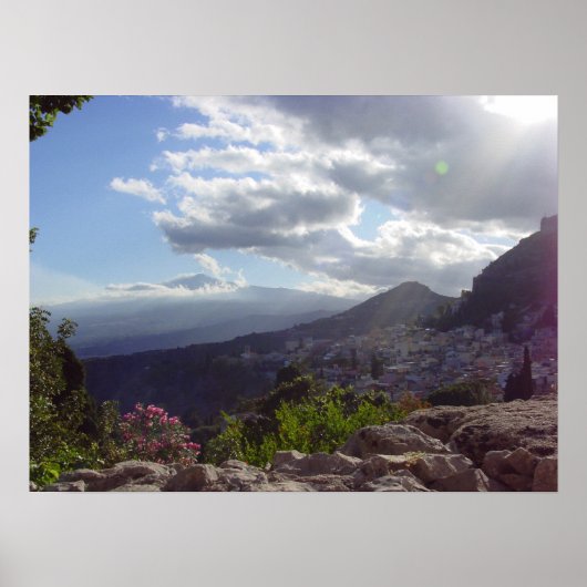 Sicilian Sun Rays Poster (Voorkant)