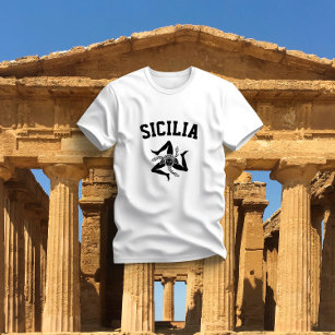 Sicilian Trinacria Black T-shirt