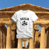 Sicilian Trinacria Black T-shirt