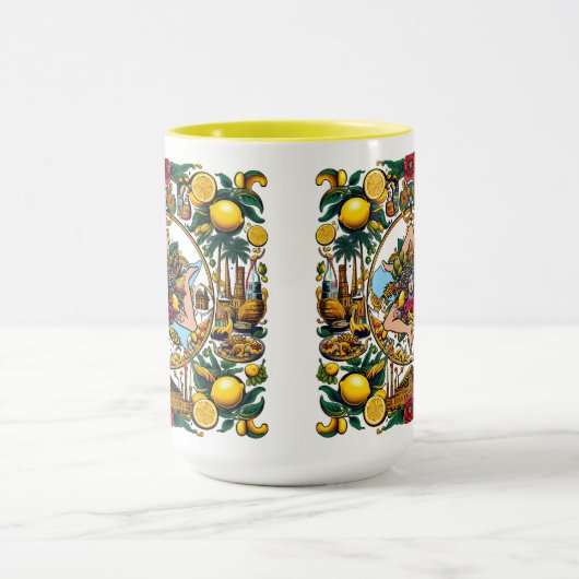 Sicilian Trinacria Design  Mok (Midden)