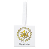 Sicilian Trinacria en Wreath Decoratie (Voorkant)