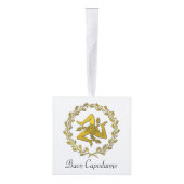 Sicilian Trinacria en Wreath Decoratie (Rechts)