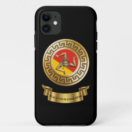 Sicilian Trinacria , gepersonaliseerd Case-Mate iPhone Case
