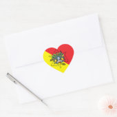 Sicilian Trinacria Hart Sticker (Envelop)