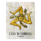 Sicilian Trinacria Jouw tekst