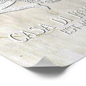 Sicilian Trinacria Jouw tekst Poster (Hoek)