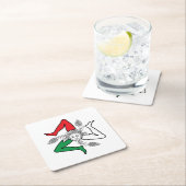 Sicilian Trinacria Medusa Design Kartonnen Onderzetters (Insitu)