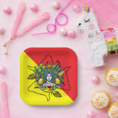 Sicilian Trinacria Papieren Bordje (Feest)