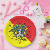 Sicilian Trinacria Papieren Bordje (Feest)