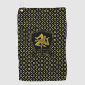 Sicilian Trinacria Quatrefoil  Golfhanddoek (Voorkant)