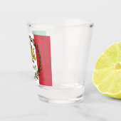 Sicilian Trinacria, uw familienaam Shot Glas (Rechts)