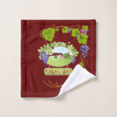 Sicilian Vineyard Bad Handdoek (Wasdoekje)