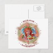 Sicilianen zijn sensationeel briefkaart (Voorkant / Achterkant)