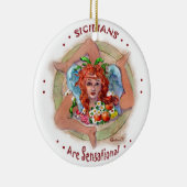 Sicilianen zijn sensationeel keramisch ornament (Rechts)