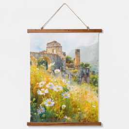 Sicilië aan de heuvel hangend wandkleed