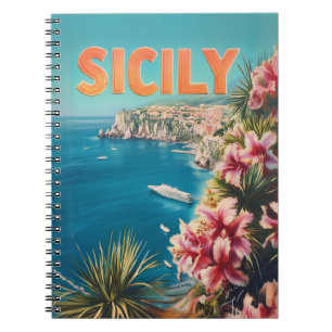 Sicilië bloemen  notitieboek