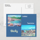 Sicilië Briefkaart (Voorkant / Achterkant)