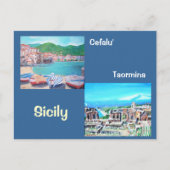 Sicilië Briefkaart (Voorkant)