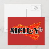 Sicilië Briefkaart (Voorkant / Achterkant)
