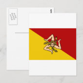 Sicilië Briefkaart (Voorkant / Achterkant)