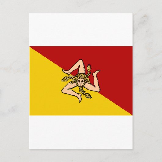 Sicilië Briefkaart (Voorkant)