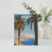 Sicilië Briefkaart (Staand voorkant)