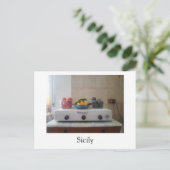 Sicilië Briefkaart - Zomerfruit (Staand voorkant)