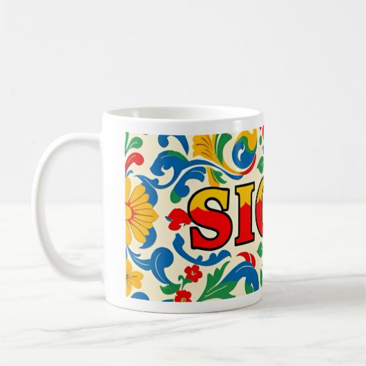 Sicilië Classic Mok, 11 oz Koffiemok (Links)