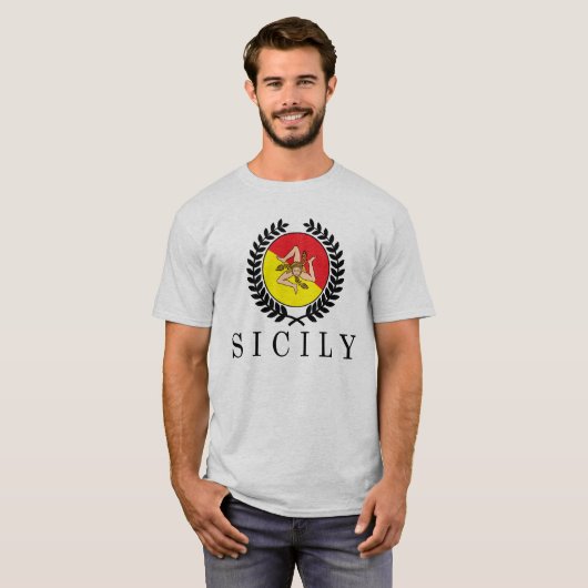 Sicilië Classico T-shirt (Voorkant volledig)