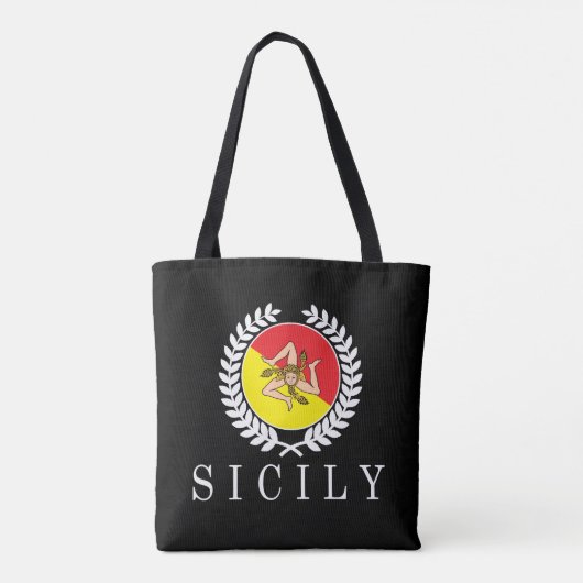 Sicilië Classico Tote Bag (Achterkant)