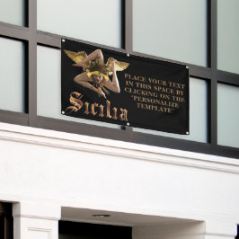 Sicilië Commerciële Sign Banner (Aanpasbaar)