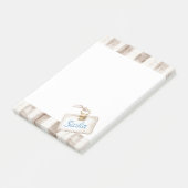 Sicilië Crème Landelijk Bruine Strepen Post-it® Notes (Schuin)