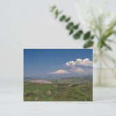 Sicilië - Erupting Etna-briefkaart Briefkaart (Staand voorkant)