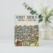 Sicilië - GESCHIEDENIS EN TRADITIE Briefkaart (Staand voorkant)