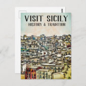 Sicilië - GESCHIEDENIS EN TRADITIE Briefkaart (Voorkant / Achterkant)