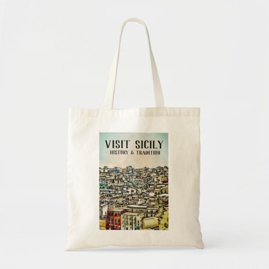 Sicilië - GESCHIEDENIS EN TRADITIE Tote Bag (Voorkant)