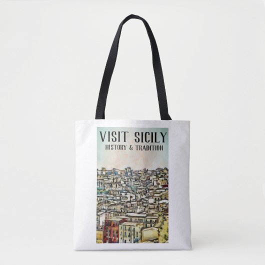 Sicilië - GESCHIEDENIS EN TRADITIE Tote Bag (Voorkant)