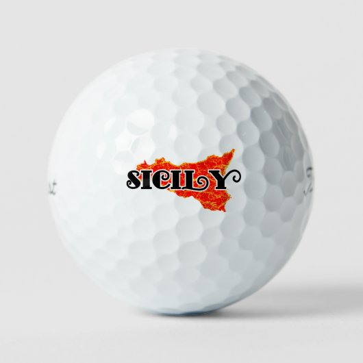 Sicilië Golfballen (Voorkant)