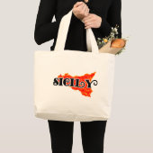 Sicilië Grote Tote Bag (Voorkant (product))
