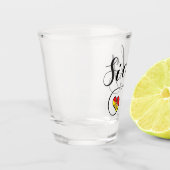 Sicilië hartvlag, Sicilië, Shot Glas (Links)