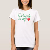 Sicilië in mijn Hart T-shirt (Voorkant)
