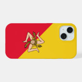 Sicilië iPhone 15 Case (Achterkant horizontaal)