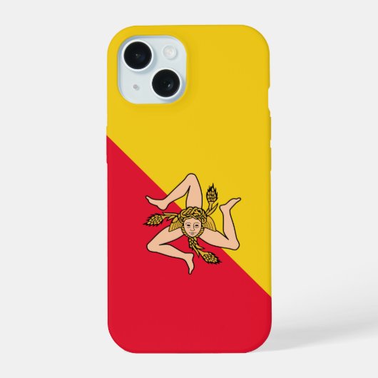 Sicilië iPhone 15 Case (Achterkant)