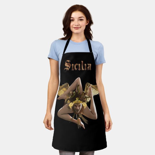 Sicilië Italiaans festival Schort (Gedragen)