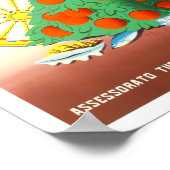 Sicilië Italiaans vintage-reisje Poster (Hoek)