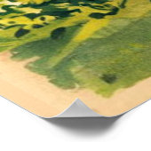 Sicilië  italiaanse dame in het land 50s poster (Hoek)