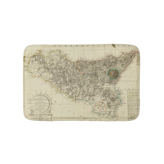 Sicilië, Italië Badmat (Voorkant)