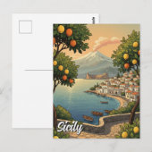Sicilië Italië Briefkaart (Voorkant / Achterkant)